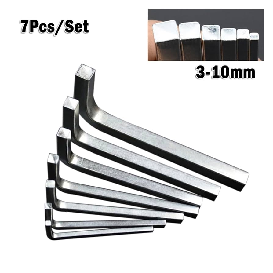 Amazon.com: CLENEA 10Pcs/Set Allen Wrench L Shape Square